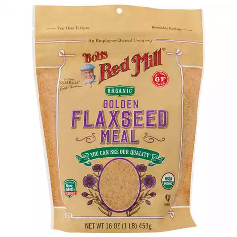 Bob's Red Mill Organic Golden Flaxseed Meal 16 Oz, 4/cs