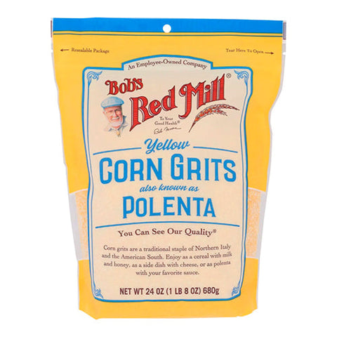 Bob'S Red Mill Corn Grits Polenta 24 Oz, 4/cs. EXP: 2/3/2028