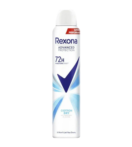 Rexona Body Spray -Cotton Dry 200 Ml, 12/cs.