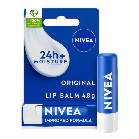 Nivea Lip Balm -Original Care 4.8 Gm, 12/cs
