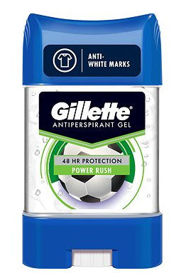 Gillette Deo Stick -Power Rush 2.4 Oz, 6/cs.