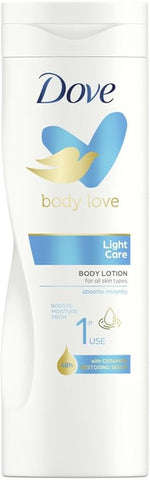 Dove Body Lotion -Light Care 400 Ml, 18/cs.