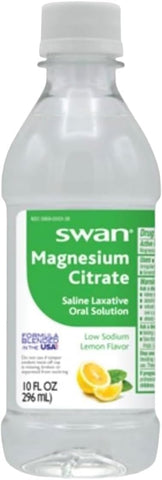 Swan Citrate Of Magnasia -Lemon 10 Oz, 6/cs.