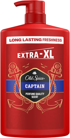 Old Spice Body Wash -Captain 1 Liter (33.8 Oz), 4/cs.