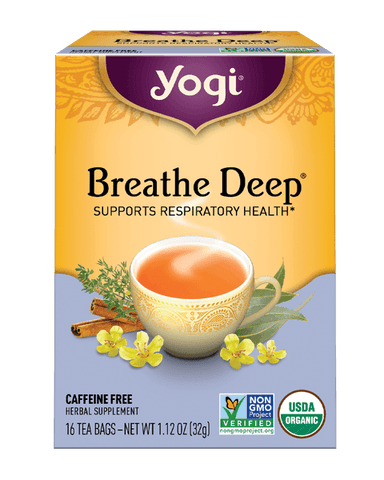 Yogi Tea -Breathe Deep 16 Ct, 6/cs.  EXP: 10/23/2027