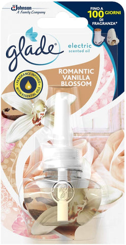 Glade Scented Oil Refill -Romantic Vanilla Blossom 20 Ml (0.68 Oz), 6/cs.