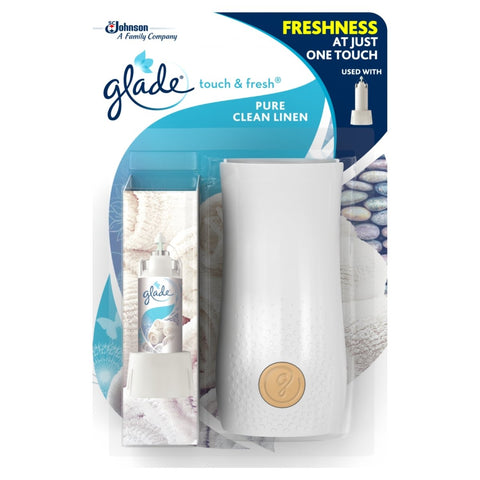 Glade Touch N Fresh Clean Linen & Zen Holder 10 Ml, 4/cs