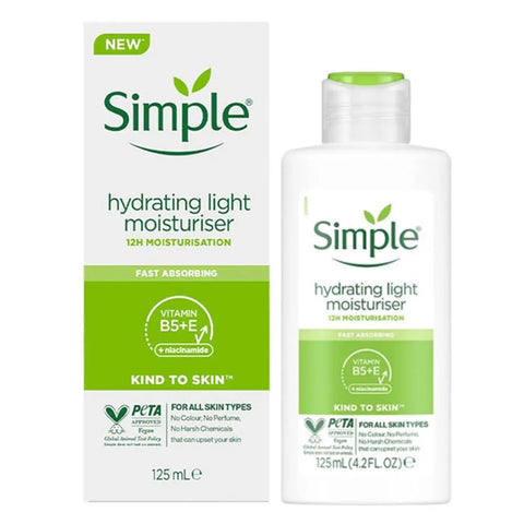 Simple Kind to Skin Hydrating Light Moisturiser 125 Ml, 6/cs