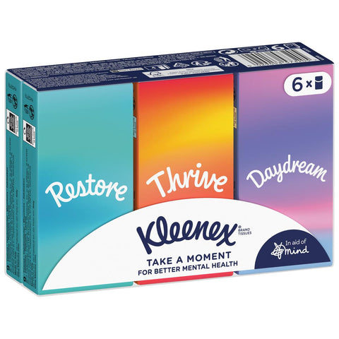 Kleenex Pocket Tissue Everyday 6 PK, 10/cs.