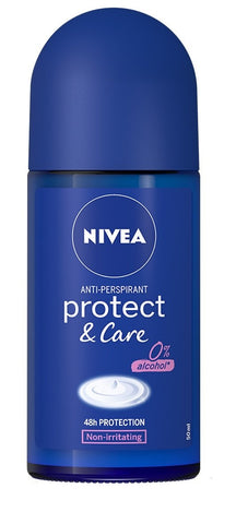 Nivea Roll-On Women -Protect & Care 50 Ml, 12/cs.