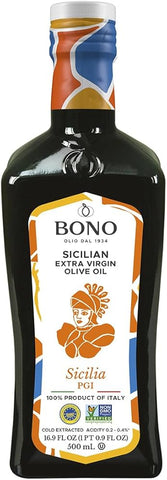 Bono Sicilian Extra Virgin Olive Oil 16.9 Oz, 6/cs. EXP: 11/25/2027