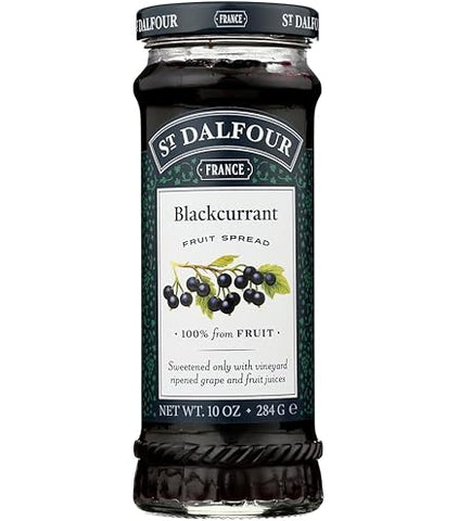 St Dalfour Conserve -Black Currant 10 Oz, 6/cs. EXP: 4/28/2028