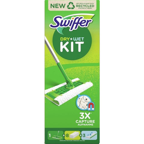 Swiffer Starter Kit 1 Mop + 8 Dry + 3 Wet Refills