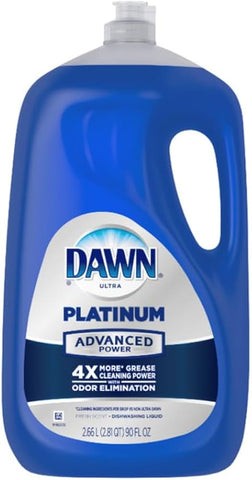 Dawn Ultra Dish Liquid -Platinum Fresh Scent 90 Oz, 6/cs.