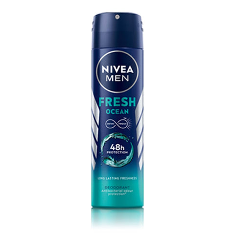 Nivea Body Spray Men -Ocean Fresh 150 Ml, 12/cs.