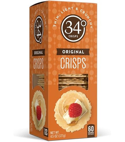 34 Degrees Original Crisps 4.5 Oz, 12/cs.