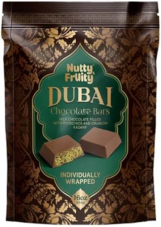 Nutty Fruity Dubai Chocolate 16 Oz, 18/cs EXP: 07/03/2027