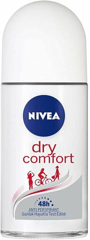 Nivea Roll-On Women -Dry Comfort 50 Ml, 12/cs.