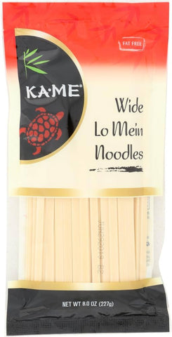 Ka-Me Lo Mein Wide Noodles 8 Oz, 12/cs. EXP: 04/30/2027