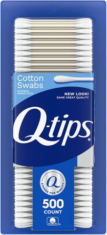 Q-Tips Cotton Swabs 500 Ct, 12/cs.