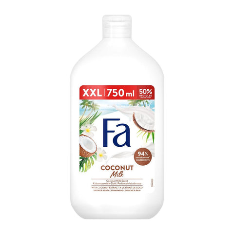 Fa Shower Gel -Coconut Milk 750 Ml, 6/cs.