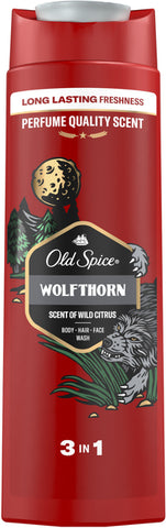 Old Spice Body Wash -Wolfthorn 400 Ml (13.5 Oz), 6/cs.
