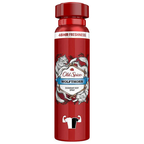 Old Spice Body Spray -Wolfthorn 150 Ml, 6/cs.