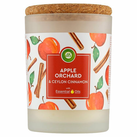 Airwick Candle Apple Orchard & Ceylon Cinnamon 185 G(6.5 Oz), 6/cs.