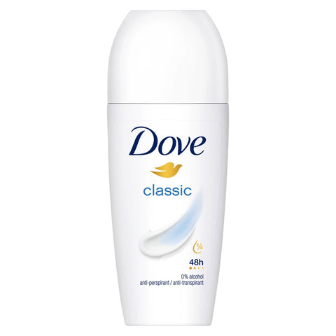 Dove Roll-On Women -Classic  50 Ml, 6/cs.