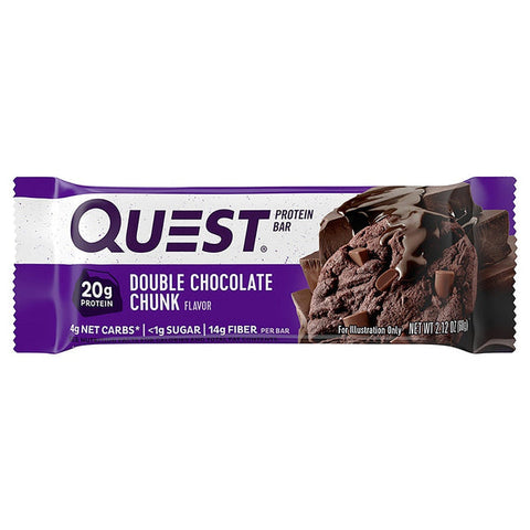 Quest Protein Bar -Double Chocolate Chunk 2.12 Oz (60 G), 12/cs. EXP: 5/5/2027