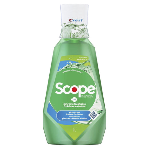 Crest Scope Mouthwash SpearMint 1 Lt, 6/cs.