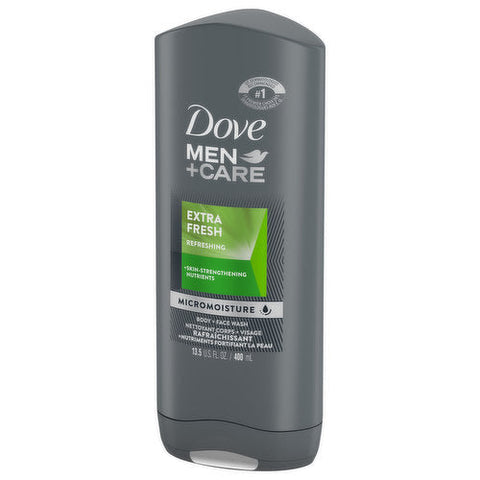 Dove Body Wash Men -Extra Fresh 400 Ml, 12/cs.