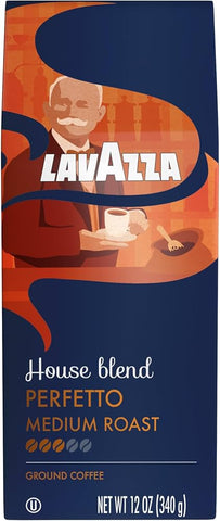 Lavazza Perfetto Medium Roast Ground Coffee 12 Oz, 6/cs. EXP: 08/30/2027