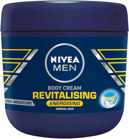 Nivea Body Cream For Men -Revitalizing 400 Ml, 12/cs.