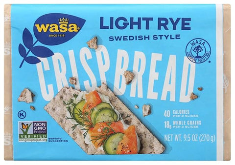 Wasa Crispbread -Rye 9.5 Oz, 12/cs