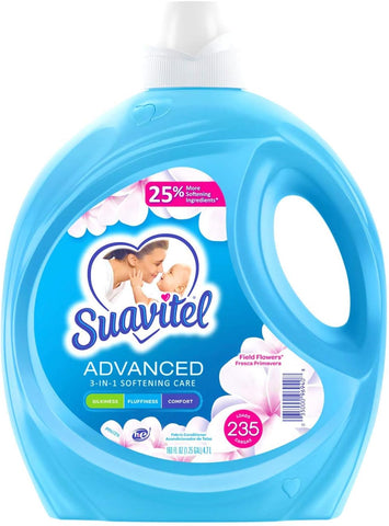 Suavitel Fabric Softener -Field Flowers 160 Oz, 4/cs.