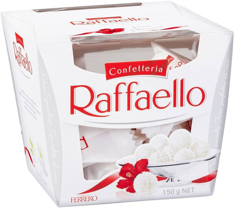 Ferrero Raffaello Chocolate 15 CT 150G, 6/cs