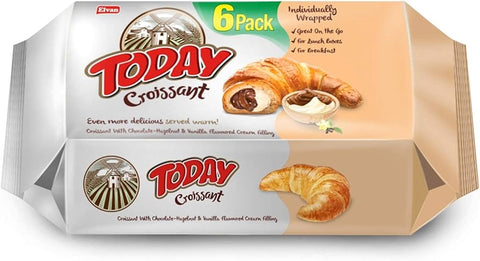 Today Croisant -Chocolate & Vanilla 6 Pk, 45 G, 12/cs.EXP:11/26