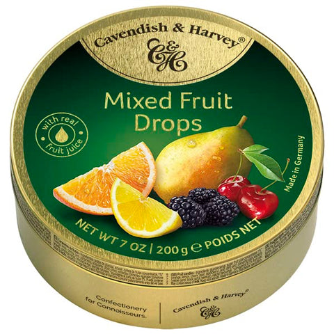 Cavendish & Harvey Fruit Hard Candy -Mixed Fruit 7 Oz, 9/cs. EXP: 2/26/2029