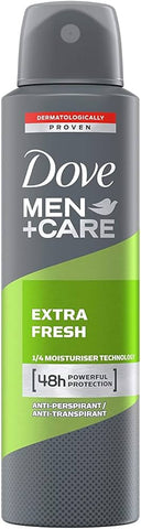 Dove Body Spray Men -Extra Fresh 150 Ml, 6/cs.