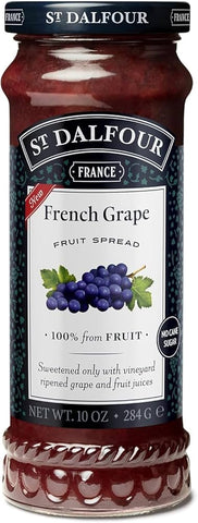 St Dalfour Conserve -French Grape 10 Oz, 6/cs. EXP: 7/30/2028