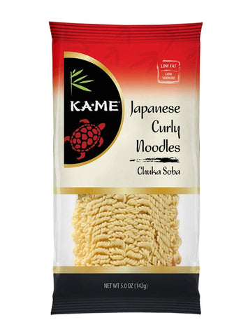 Ka-Me Japanese Curly Noodles Chuka Soba 5 Oz, 12/cs. EXP: 12/20/2027