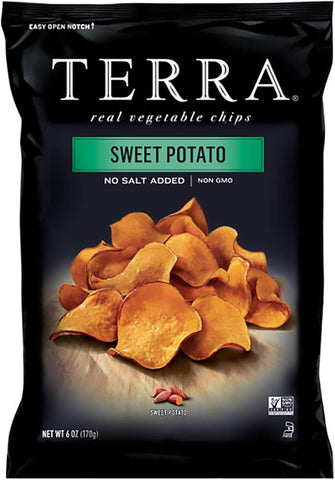 Terra Sweet Potato Chips 5 Oz, 12/cs. EXP: 9/3/2026