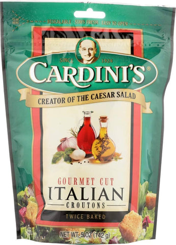 Cardini Gourmet Croutons Italian 5 Oz, 12/cs EXP: 1/28/2027