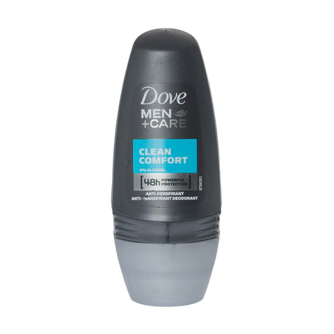 Dove RollOn Men Clean Comfort 50 Ml, 12/cs.