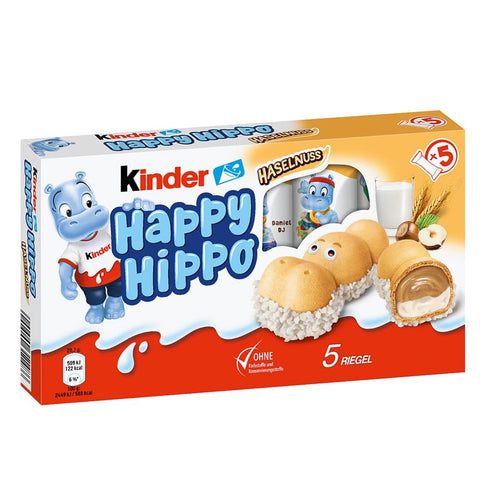 Kinder Happy Hippo Cocoa  5 Pk. 103 G (3.65 Oz), 10/cs .EXP: 08/29/2026
