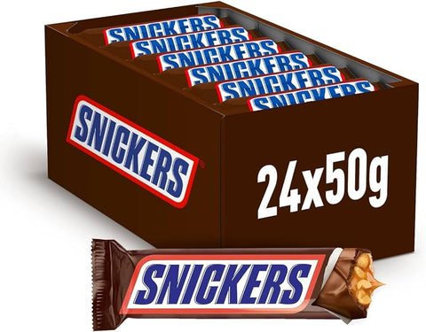 Snickers Peanut Chocolate Bar 50 G, 40/cs.  EXP: 12/13/2026
