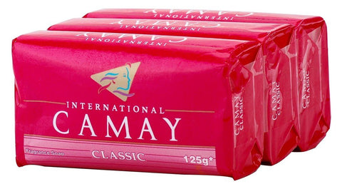 Camay Bar Soap 3 Pk -Red 125 G, 24/cs.