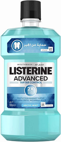 Listerine Mouthwash -Advanced Tartar Control 500 Ml, 12/cs.