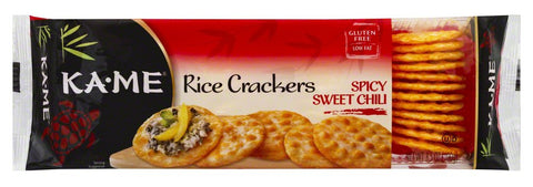Ka-Me Rice Crackers Spicy Sweet Chili  3.5 Oz, 12/cs EXP: 05/31/2026